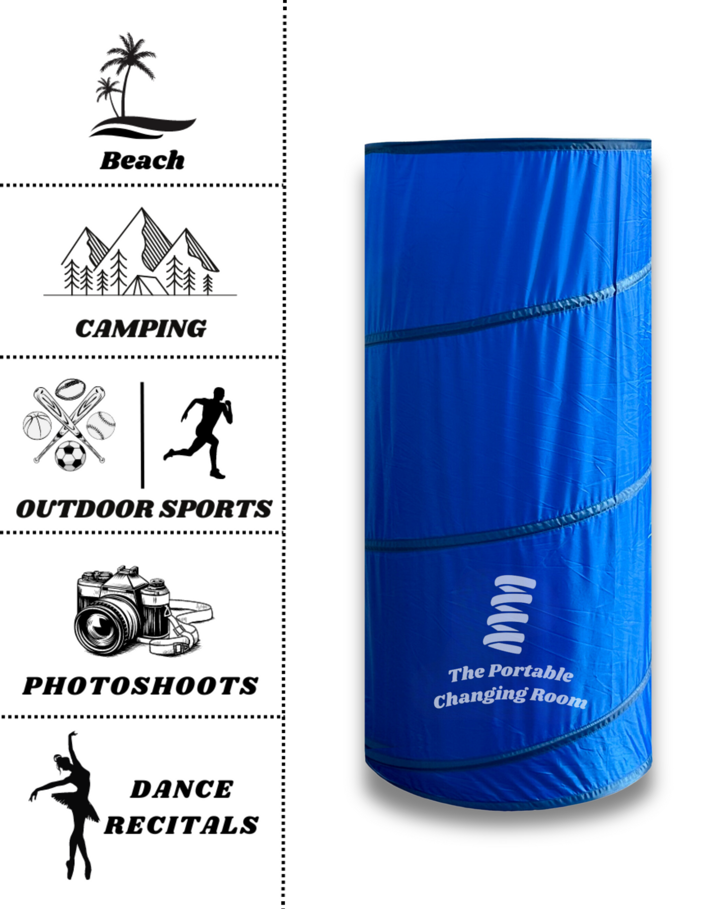 The Portable Changing Room - Blue